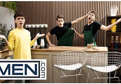 Men - Sam Ledger Wants A Coffee But Ends Up Taking Joey Millss Cock In His Mouth