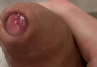 Jerking off in My Friend's Bathroom While He Rests!
