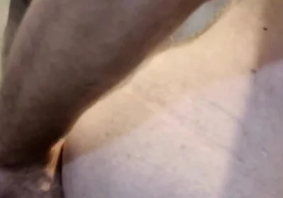 Bear Dildo Play - Fuck Me in the Shower