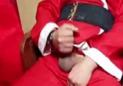 Santa Claus Caresses Himself at Christmas 2025
